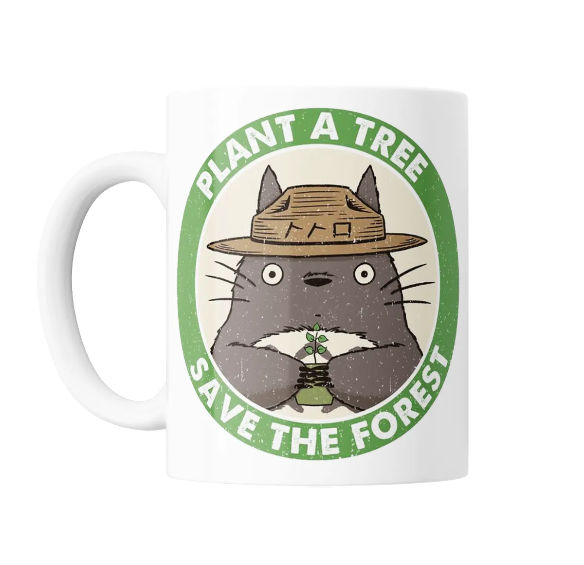 Taza de Cerámica Studio Ghibli Totoro Plant a Tree Save the Forest - vista 2