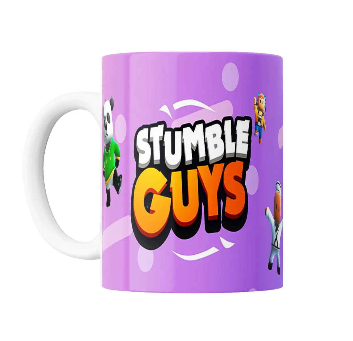 Taza de Cerámica Stumble Guys Personajes Morado - vista 2