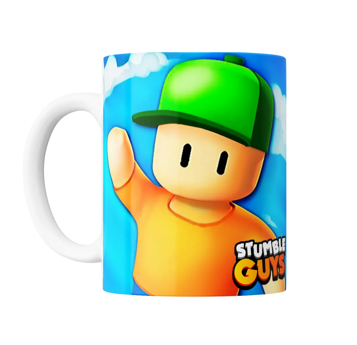 Taza de Cerámica Stumble Guys Personaje con Gorra Verde - vista 2
