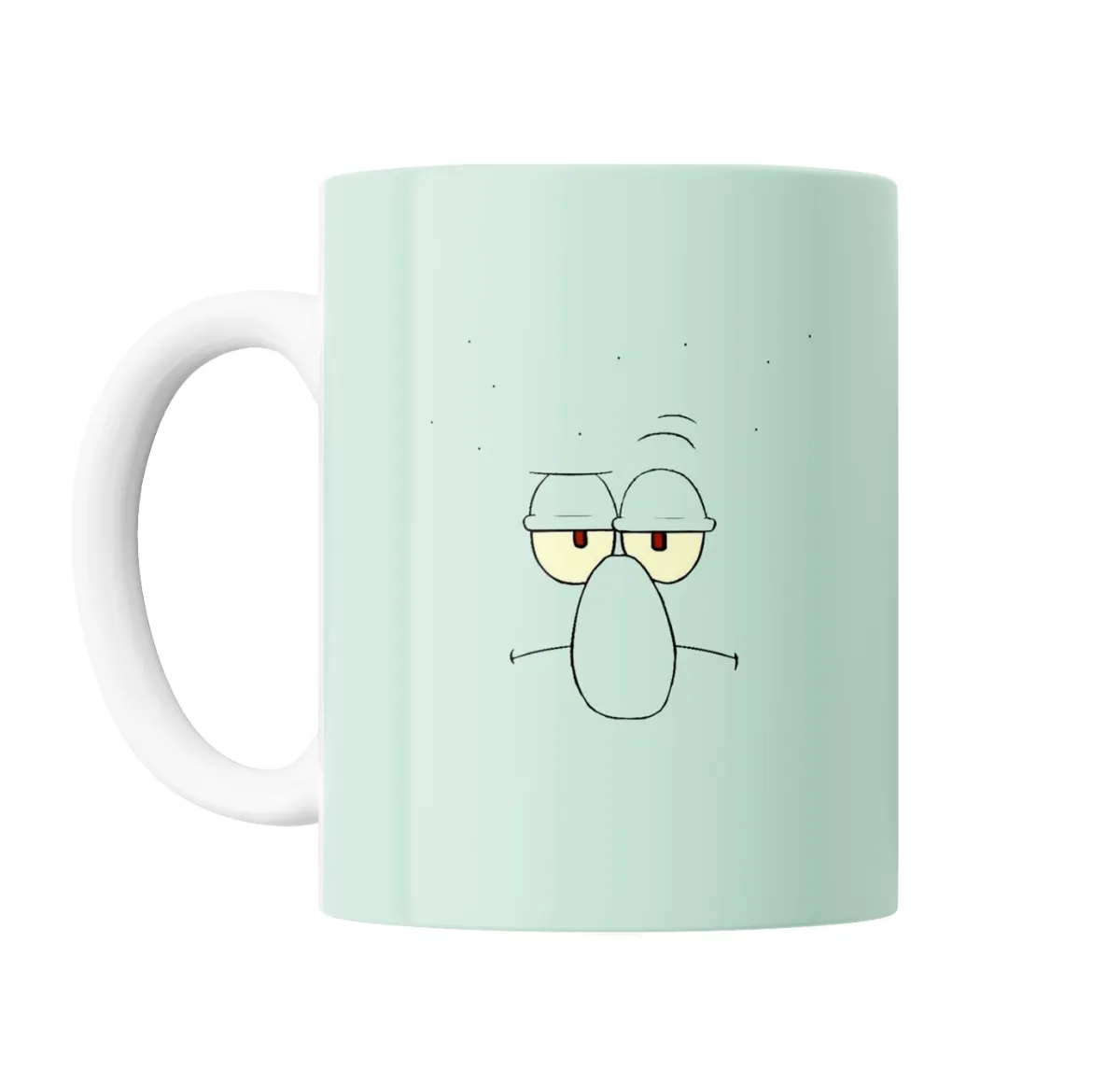 Taza de Cerámica Bob Esponja Calamardo Cara - vista 2
