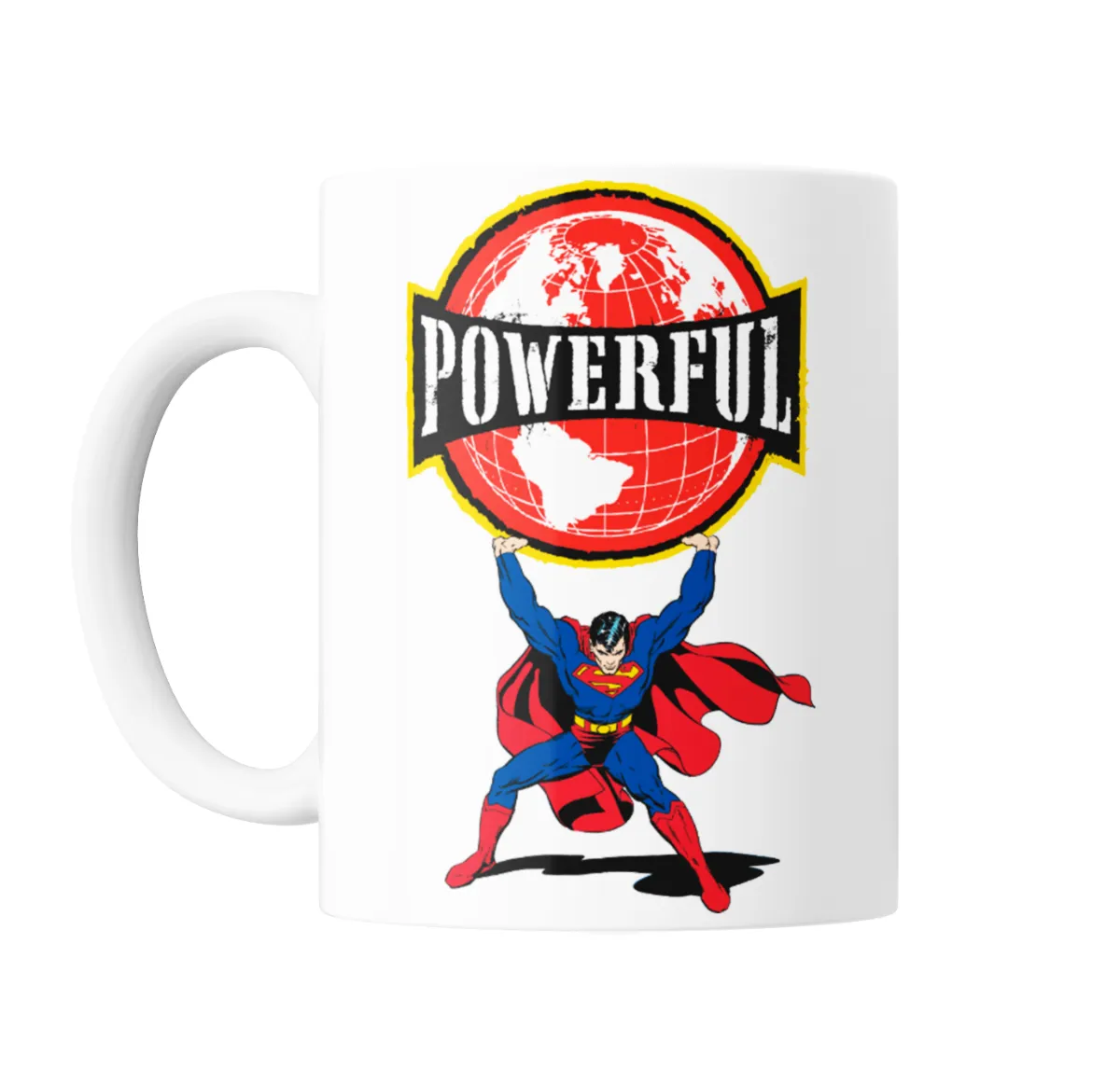 Taza de Cerámica Superman Powerful Globo - vista 2