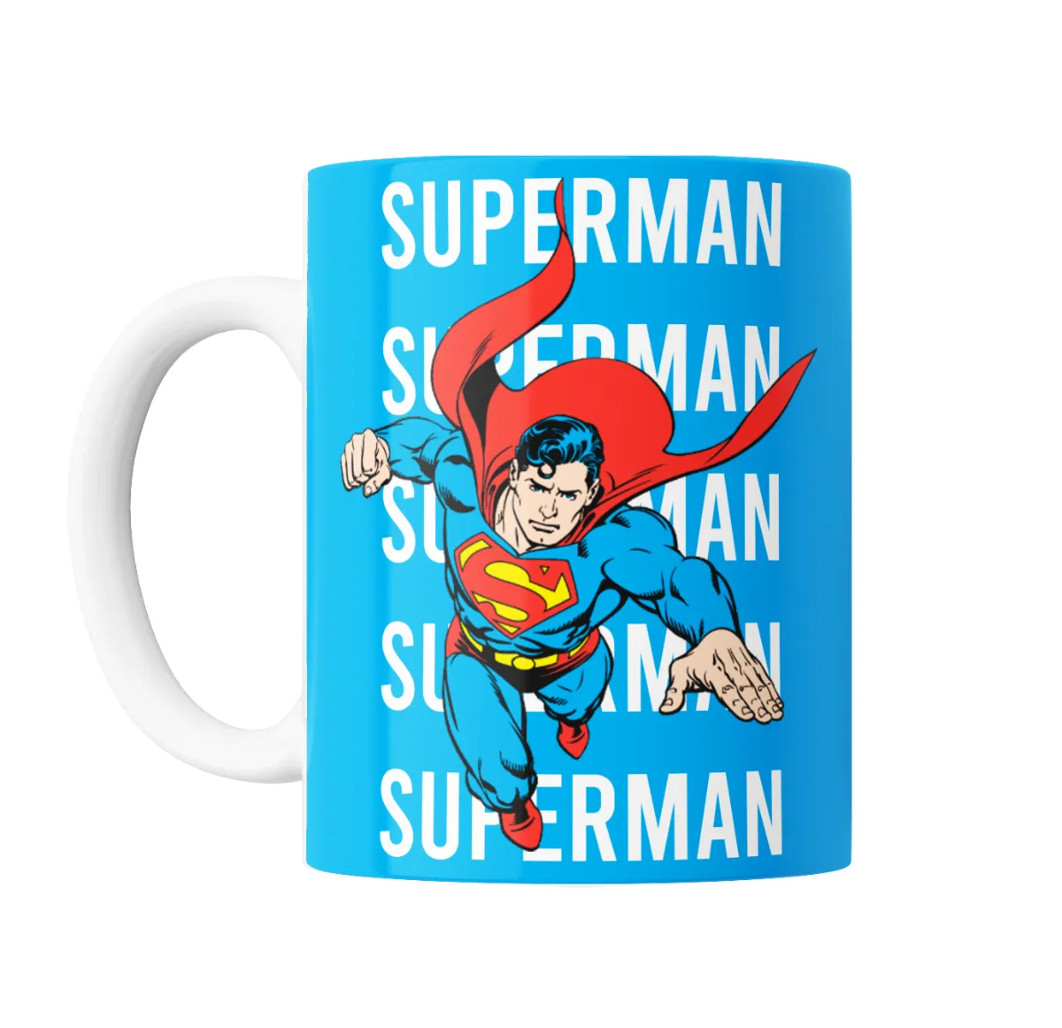Taza de Cerámica Superman Volando Repetido - vista 2
