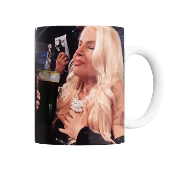 Taza de Cerámica Susana Giménez con Cerveza