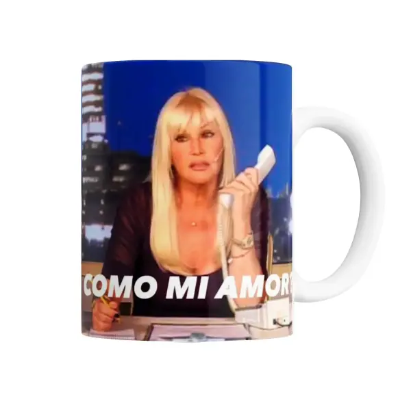 Taza de Cerámica Susana Giménez Como mi amor