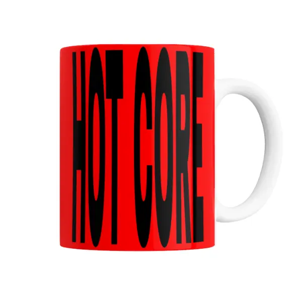 Taza de Cerámica Taichu Hot Core Roja