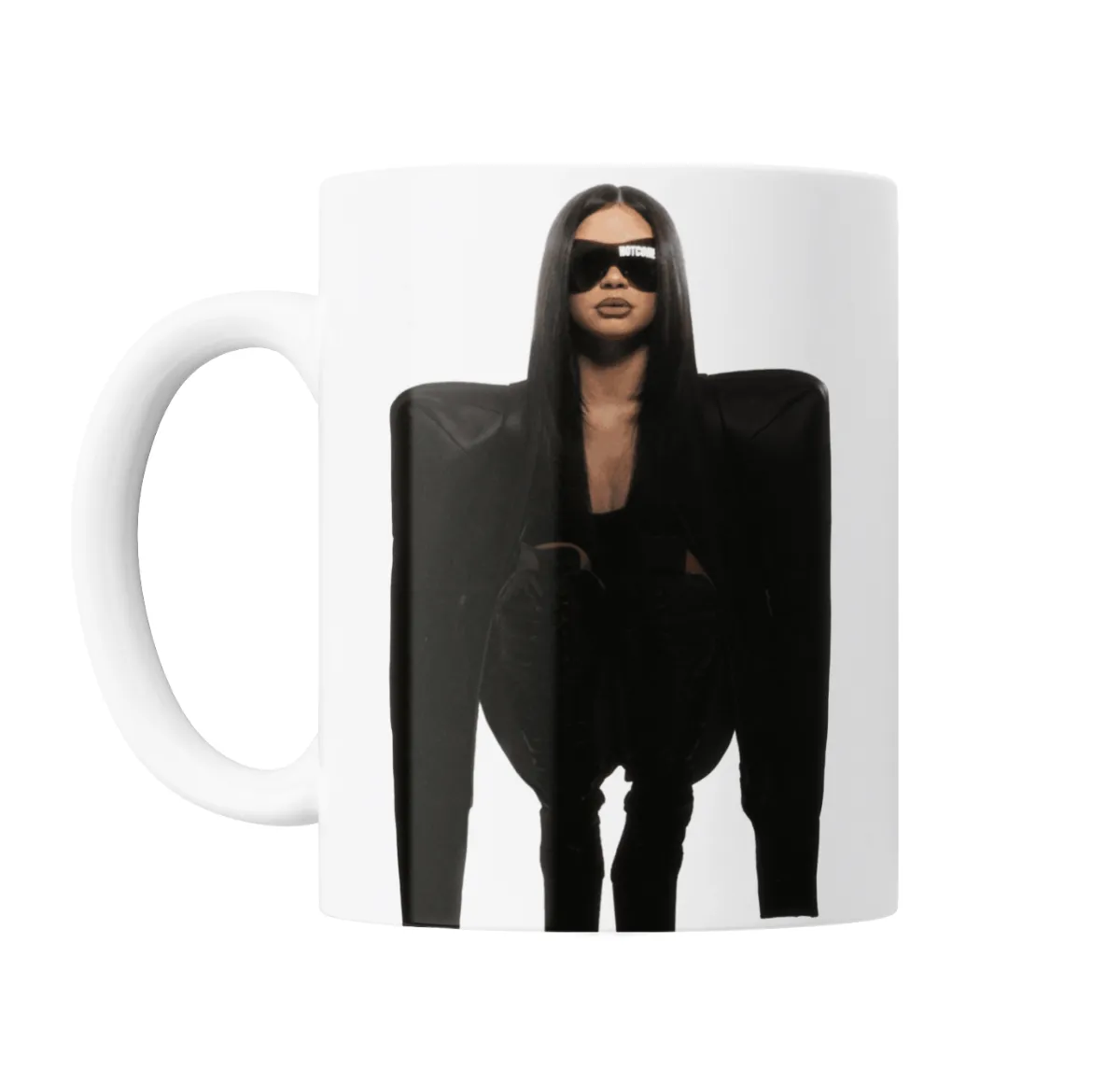 Taza de Cerámica Taichu Mujer con Lentes y Hombreras - vista 2