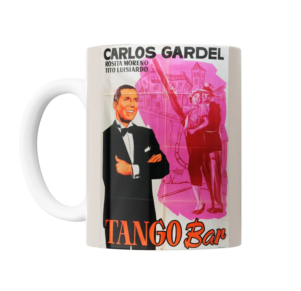 Taza de Cerámica Carlos Gardel Tango Bar - vista 2