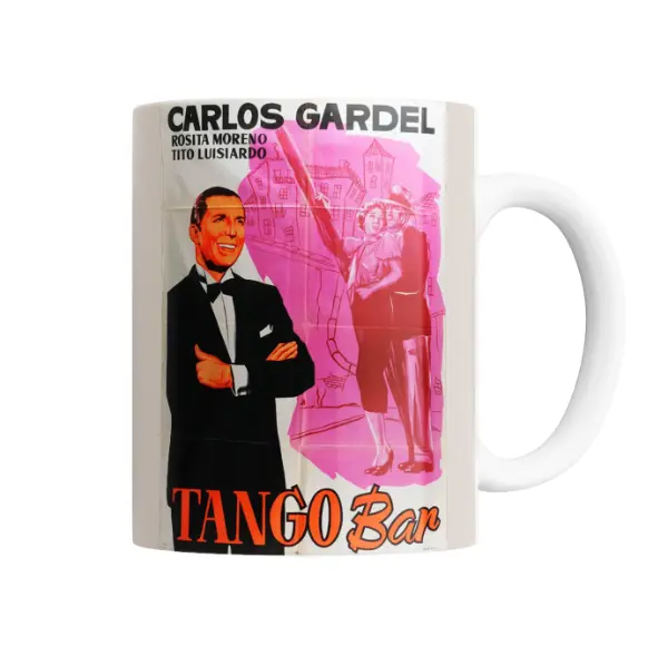 Taza de Cerámica Carlos Gardel Tango Bar