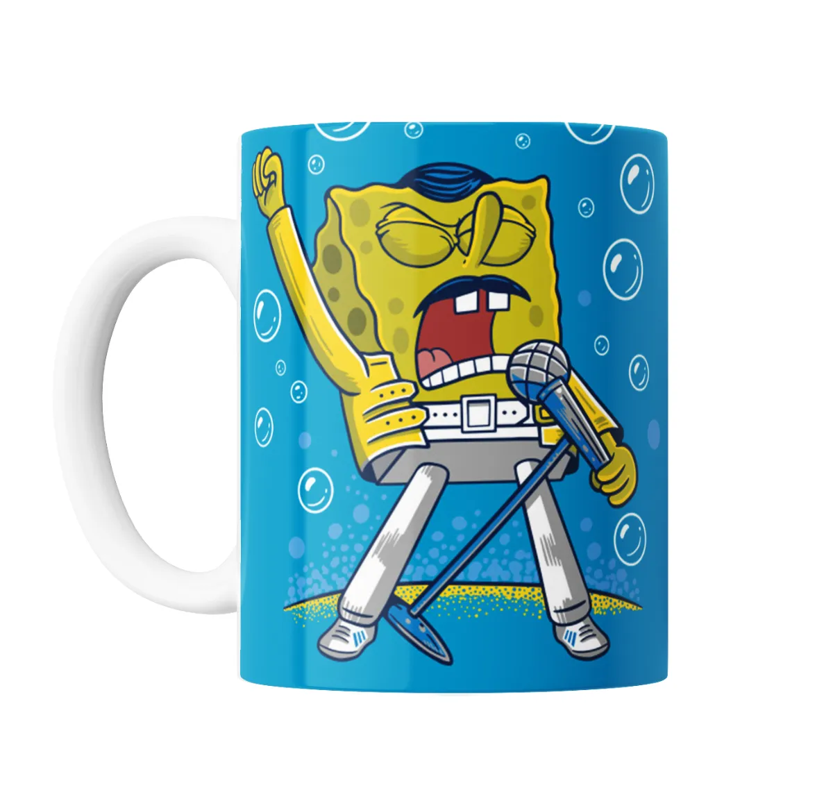 Taza de Cerámica Bob Esponja Freddie Mercury - vista 2