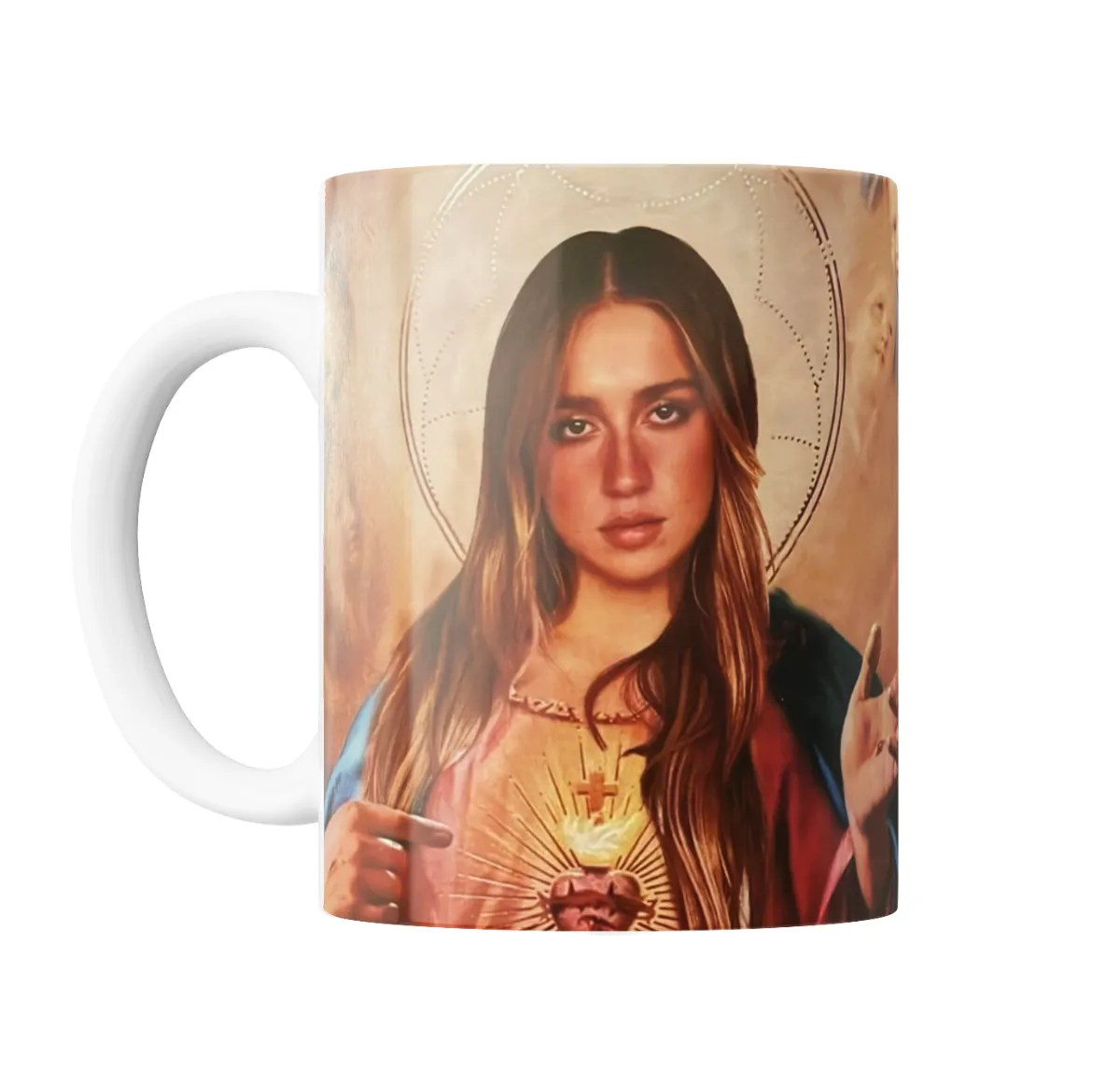 Taza de Cerámica Tate McRae Estampita Religiosa - vista 2