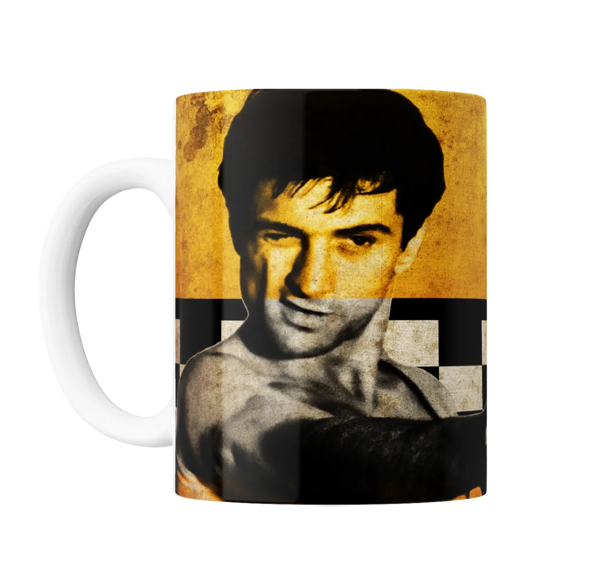 Taza de Cerámica Taxi Driver Retrato Dorado - vista 2