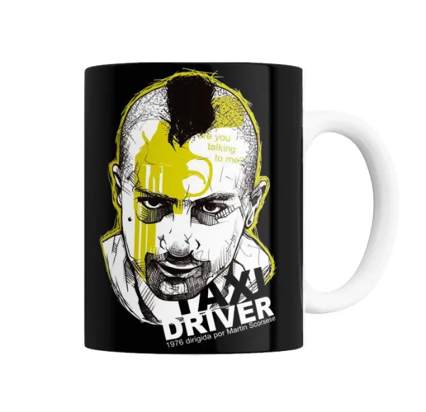 Taza de Cerámica Taxi Driver Travis Bickle Are You Talking to Me