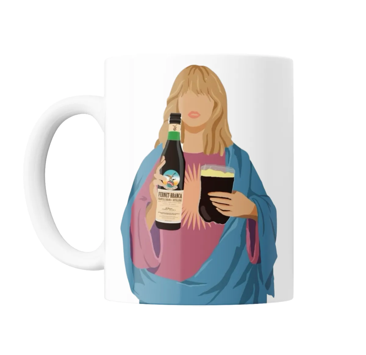 Taza de Cerámica Taylor Swift Fernet con Coca - vista 2