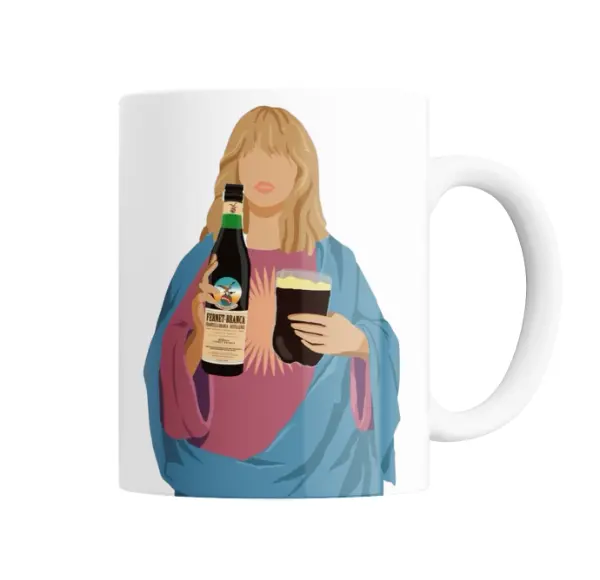 Taza de Cerámica Taylor Swift Fernet con Coca