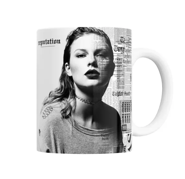 Taza de Cerámica Taylor Swift Reputation Diario