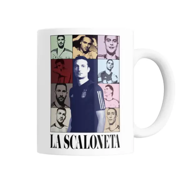 Taza de Cerámica Selección Argentina La Scaloneta