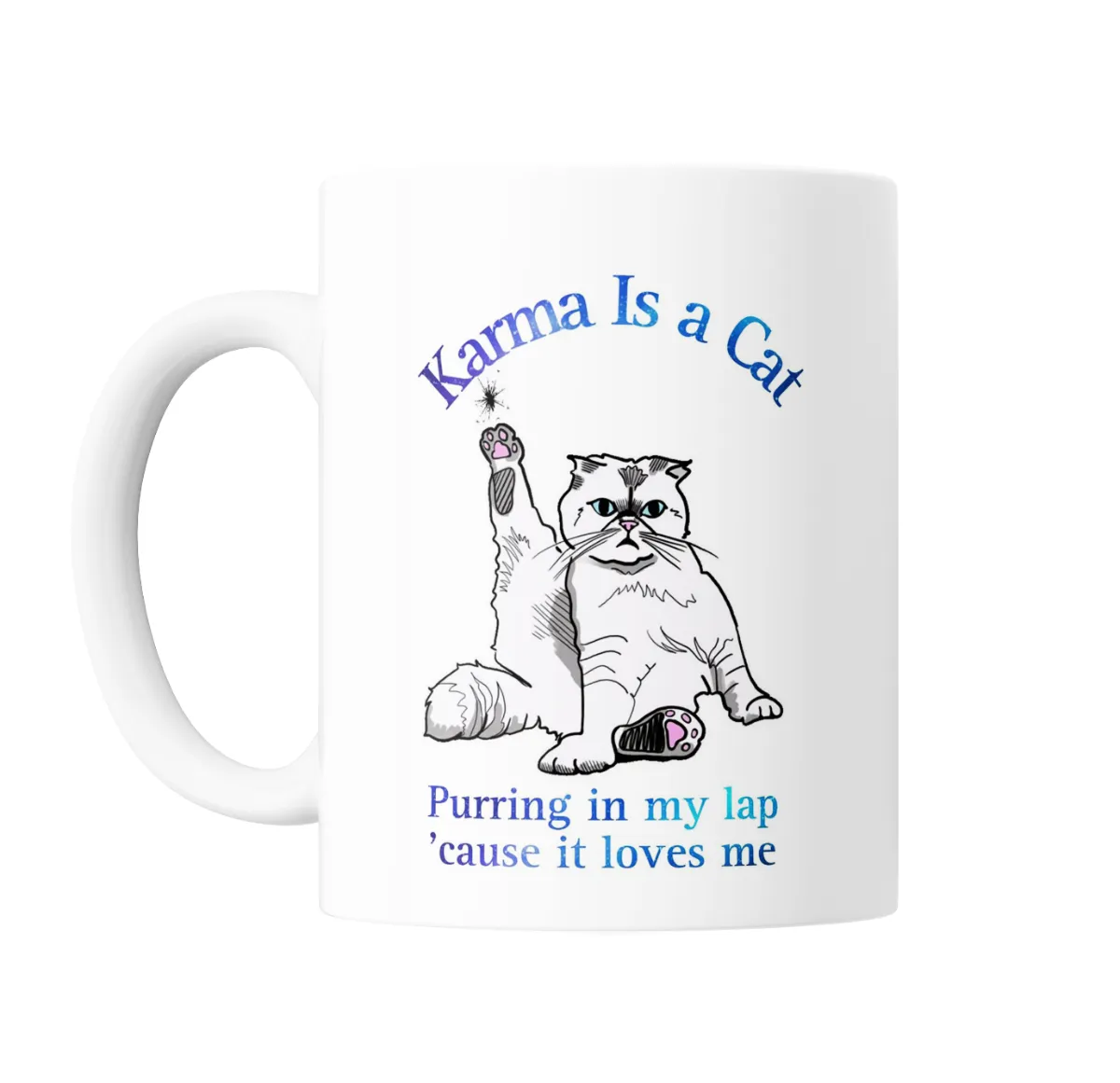 Taza de Cerámica Taylor Swift Karma Is a Cat - vista 2