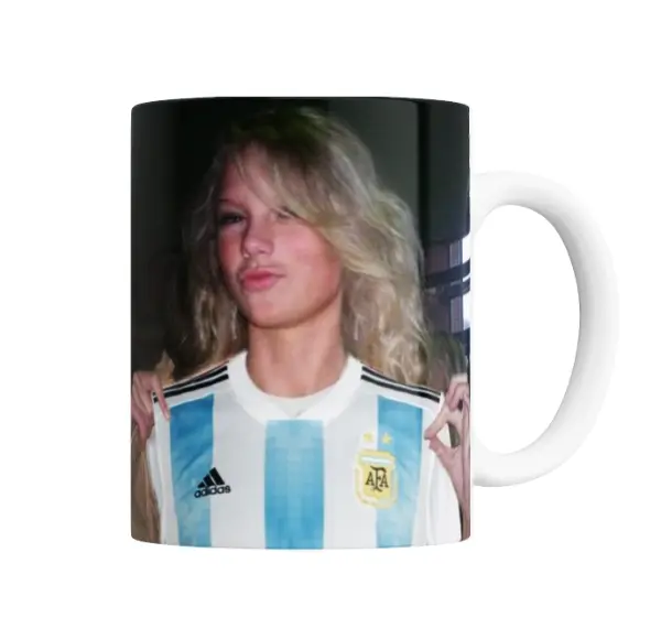 Taza de Cerámica Taylor Swift Camiseta Argentina