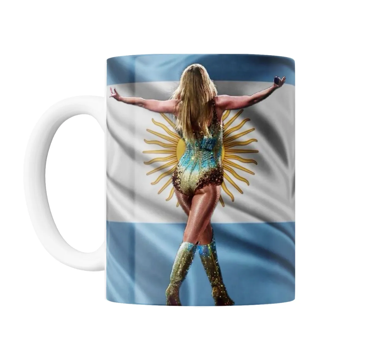 Taza de Cerámica Taylor Swift Bandera Argentina - vista 2