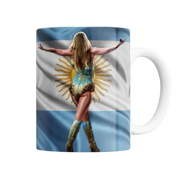 Taza de Cerámica Taylor Swift Bandera Argentina