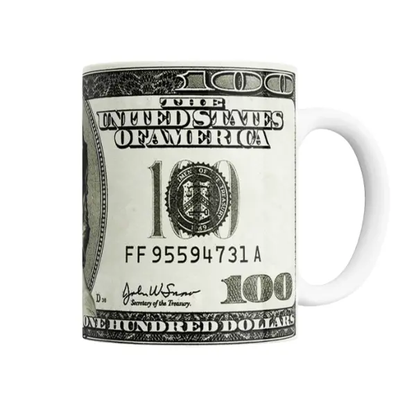 Taza de Cerámica Taylor Swift Billete de 100 Dólares