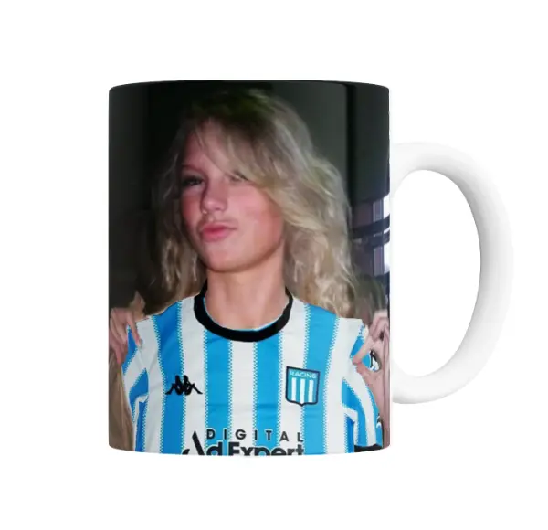 Taza de Cerámica Taylor Swift Hincha de Racing