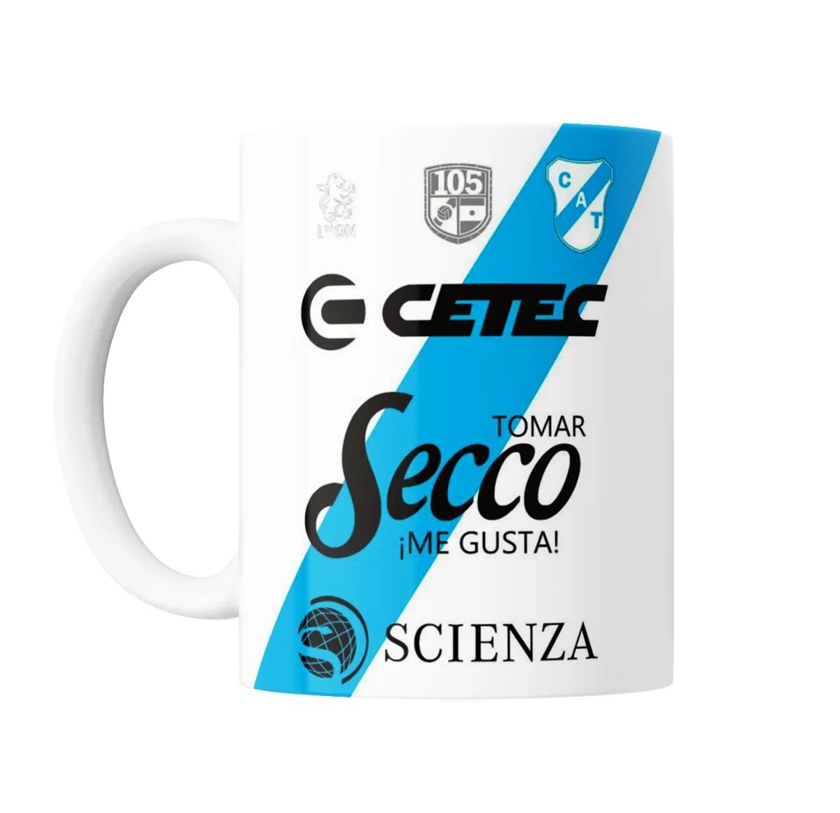 Taza de Cerámica Temperley Camiseta Retro Sponsors - vista 2
