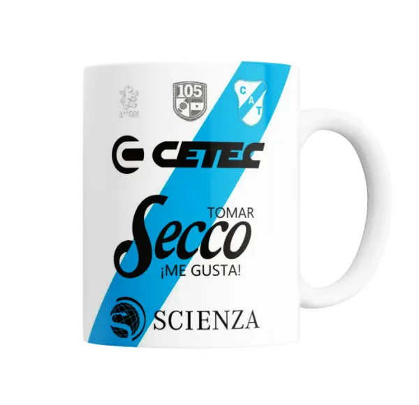 Taza de Cerámica Temperley Camiseta Retro Sponsors