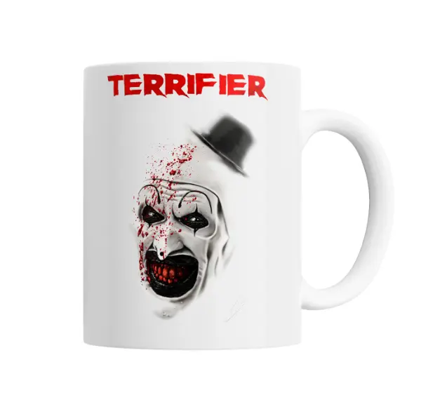 Taza de Cerámica Terrifier Art el Payaso