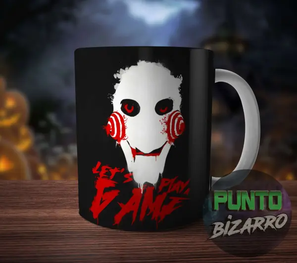 Taza de Cerámica Saw Jigsaw Let's Play a Game