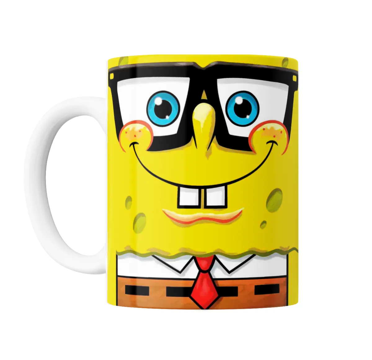 Taza de Cerámica Bob Esponja con Lentes y Corbata - vista 2