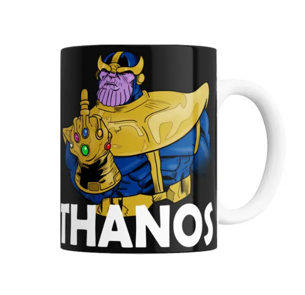 Taza de Cerámica Thanos con Guantelete del Infinito