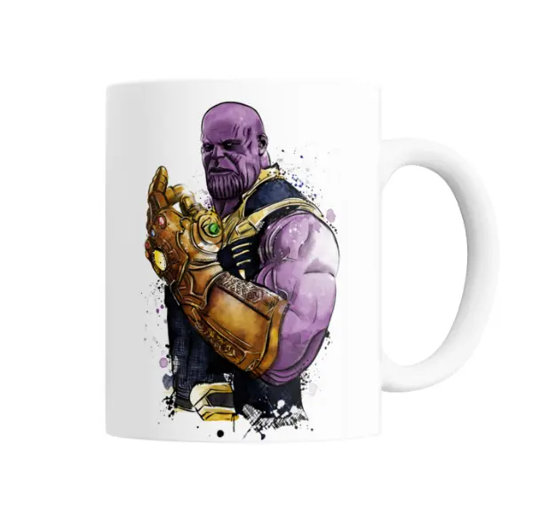 Taza de Cerámica Thanos con Guantelete del Infinito