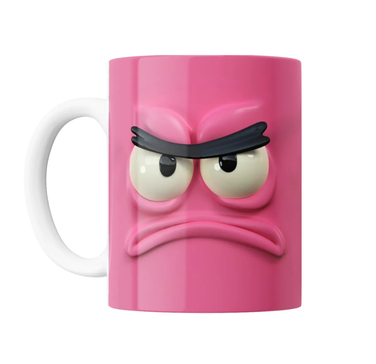 Taza de Cerámica Bob Esponja Patricio Cara Enojada 3D - vista 2