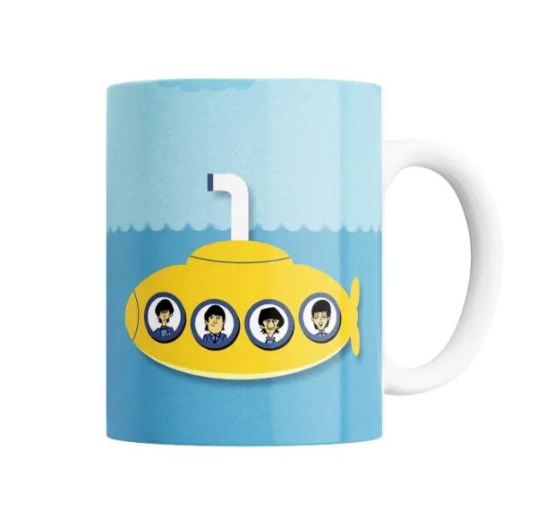 Taza de Cerámica The Beatles Yellow Submarine