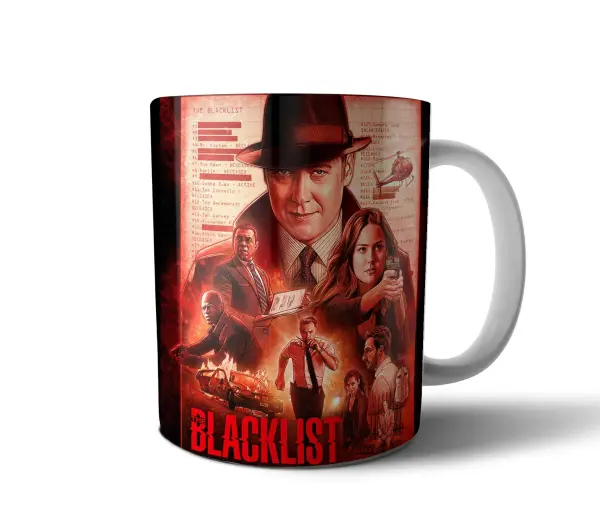 Taza de Cerámica The Blacklist Raymond Reddington y Elizabeth Keen