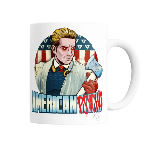 Taza de Cerámica American Psycho Patrick Bateman Hacha