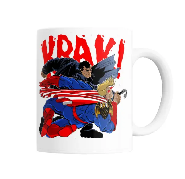 Taza de Cerámica The Boys Homelander Contra Butcher