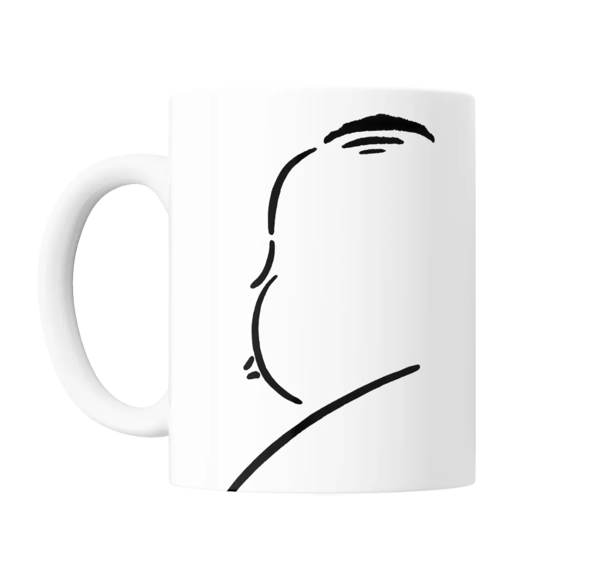 Taza de Cerámica Alfred Hitchcock Perfil - vista 2