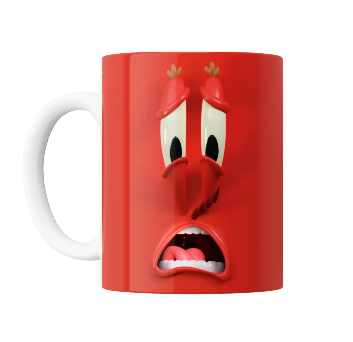 Taza de Cerámica Bob Esponja Cara Roja - vista 2