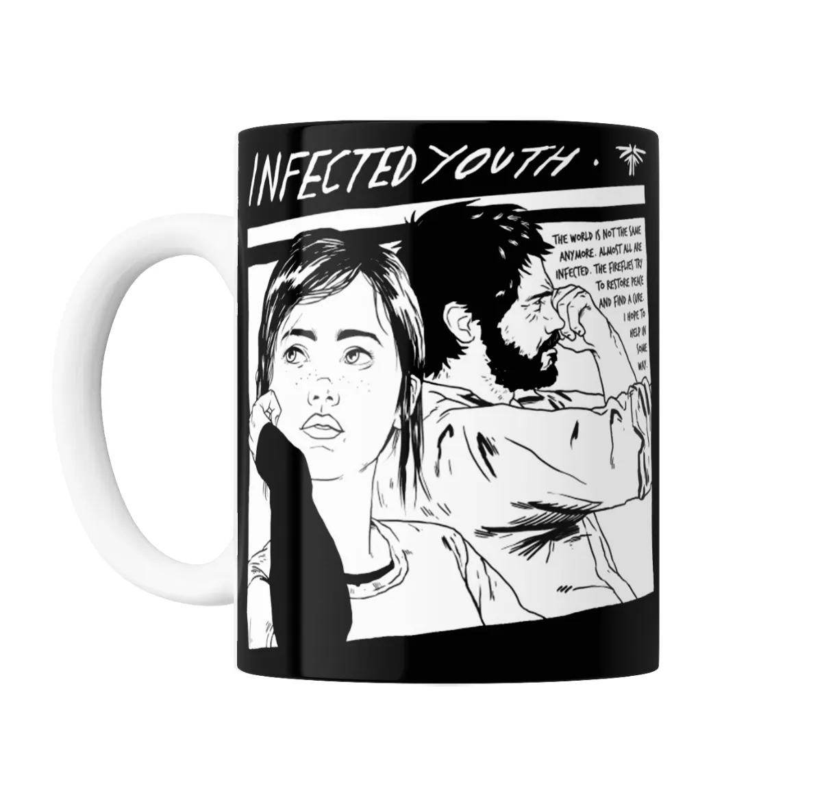 Taza de Cerámica The Last of Us Ellie y Joel Infected Youth - vista 2