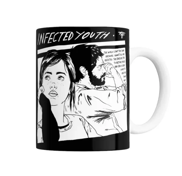 Taza de Cerámica The Last of Us Ellie y Joel Infected Youth