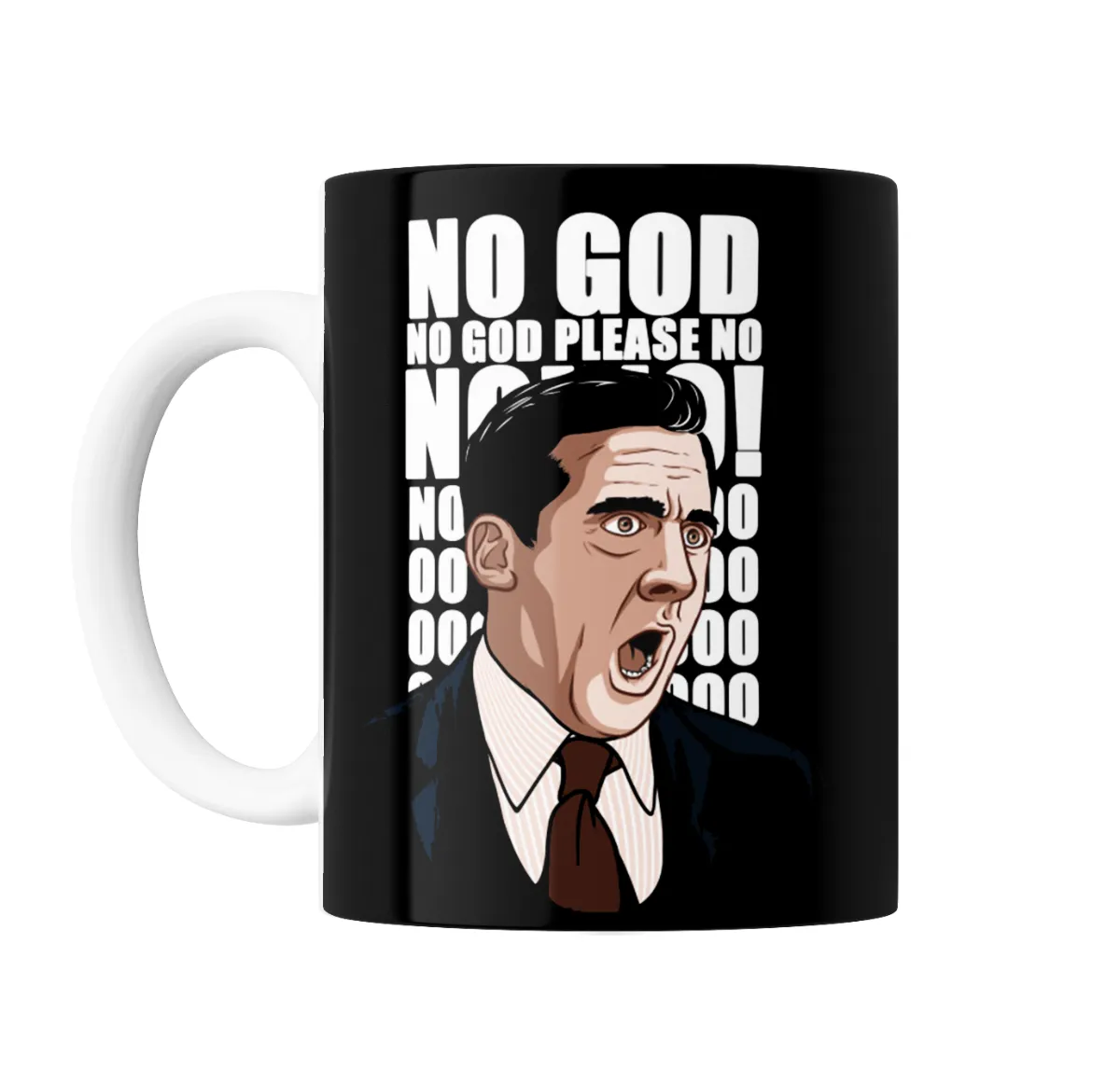 Taza de Cerámica The Office Michael Scott No God Please No - vista 2
