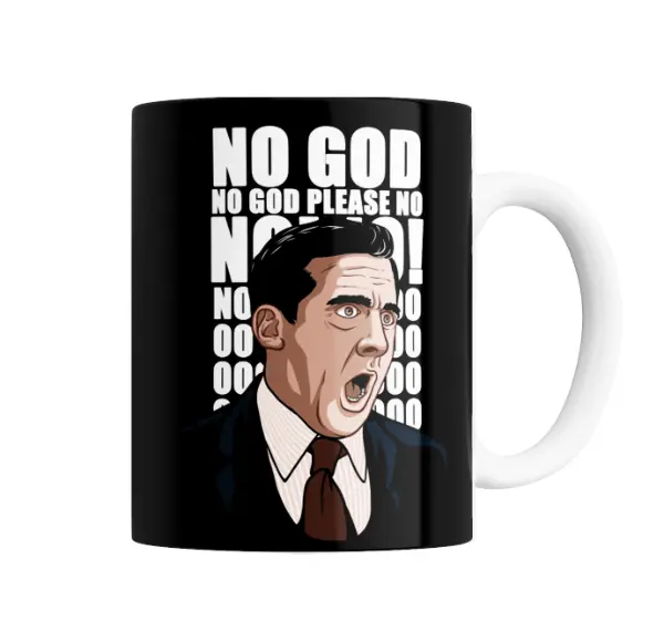 Taza de Cerámica The Office Michael Scott No God Please No