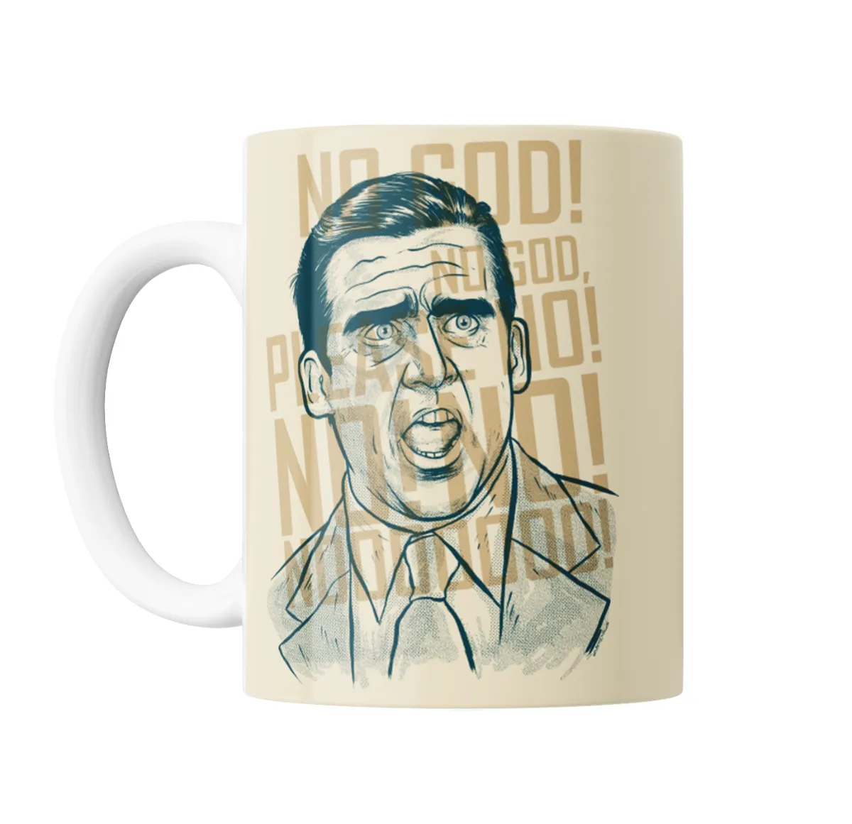 Taza de Cerámica The Office Michael Scott No God Please No - vista 2