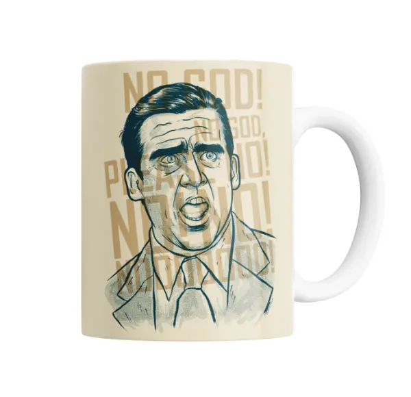 Taza de Cerámica The Office Michael Scott No God Please No