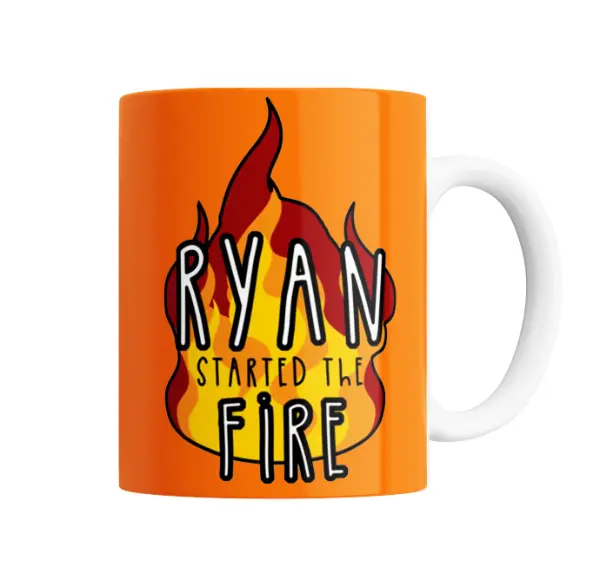 Taza de Cerámica The Office Ryan Started the Fire
