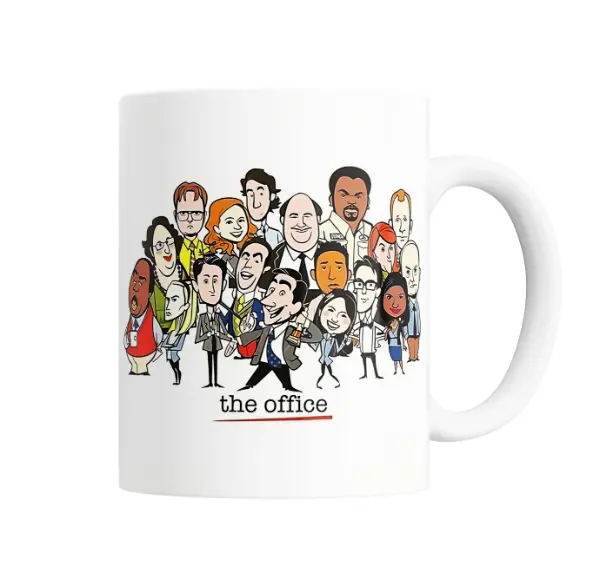 Taza de Cerámica The Office Personajes Caricatura