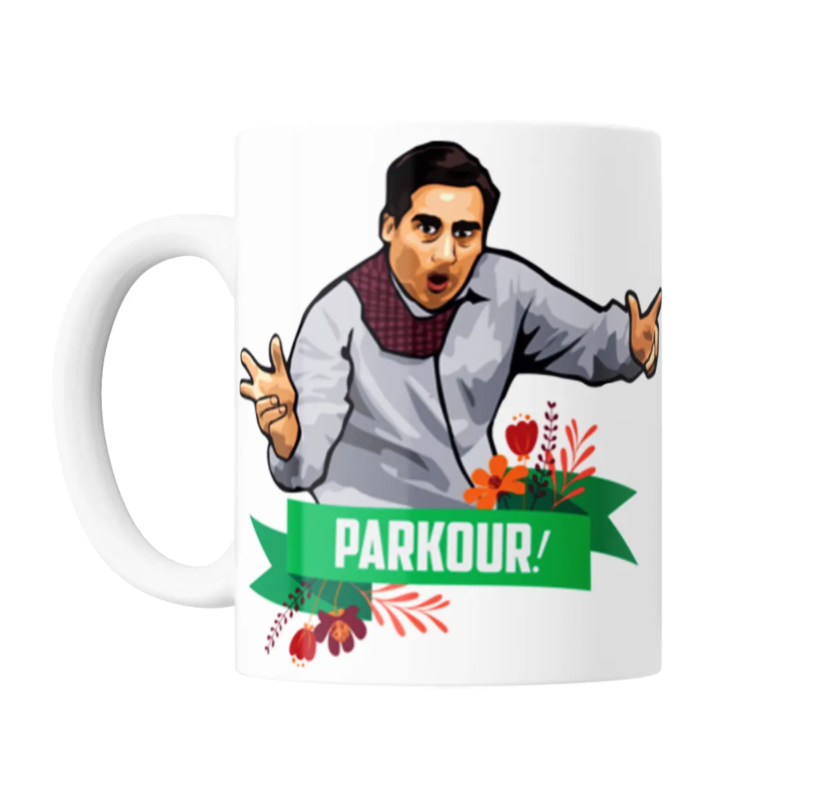 Taza de Cerámica The Office Michael Scott Parkour - vista 2