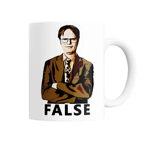 Taza de Cerámica The Office Dwight False